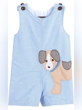 Lil Cactus Blue Gingham Jon Jon